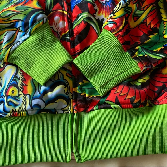 Ed Hardy Christian Audigier Tiger Lightweight Track Jacket Size S (Female) - Picture 11 of 12